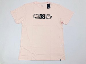 Camisa DC Bas M/C Outline Rosa Claro