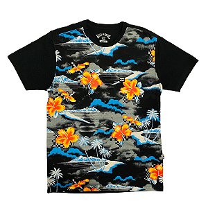 Camiseta Billabong Sundays Floral Multi Cores Masculina