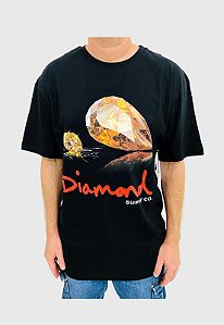 Camiseta Diamond Mirror Preta Masculina