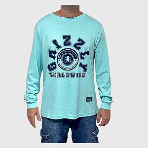 Camiseta Grizzly Manga Longa Homecoming Verde