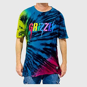 Camiseta Grizzly Incite Tie Dye Multicolorido