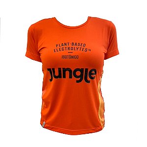 Camiseta Jungle Dry Fit - Laranja Feminina