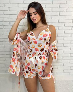 Pijama Mini Doll Sedinha Donnuts