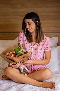 Pijama Short Doll Americano Good Luck