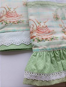 Kit Pano de Prato Tema Páscoa - Modelo 2