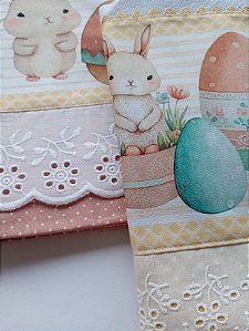 Kit Pano de Prato Tema Páscoa - Modelo 6