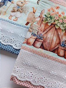 Kit Pano de Prato Tema Páscoa - Modelo 8