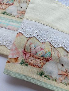 Kit Pano de Prato Tema Páscoa - Modelo 9