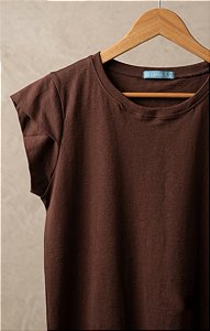 Blusa Feminina Manga Transpassada Algodão