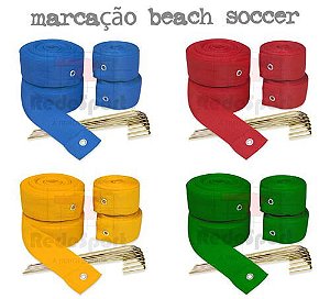 Fita de Marcação Oficial para Quadra de Beach Soccer - (28x37mts)