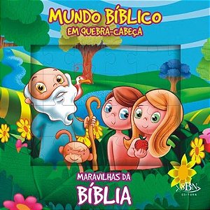 LIVRO MUNDO BIBLICO EM QUEBRA-CABECA MARAVILHAS DA BIBLIA TODO LIVRO