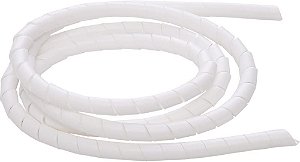 ORGANIZADOR DE CABOS ESPIRAL 10MM 1,0M BRANCO DN1573