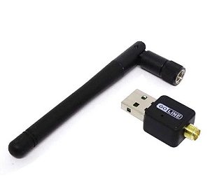 ADAPTADOR WIRELESS USB 150N ANTENA REMOVIVEL GO LINE GL-06T