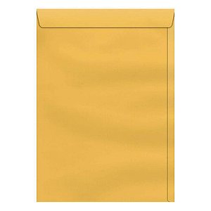 ENVELOPE SACO 240X340MM UNITARIO AMARELO