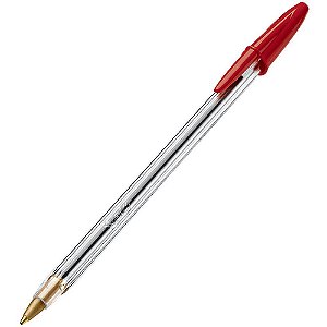 CANETA 1.0MM VERMELHO TRADICIONAL UNITARIO BIC