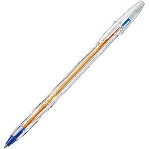 CANETA 0.8MM AZUL FINA CRISTAL BIC