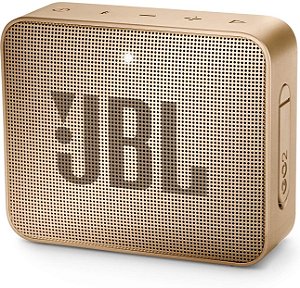 CAIXA SOM BLUETOOTH JBL GO 2 CHAMPAGNE ORIGINAL IPX7 7