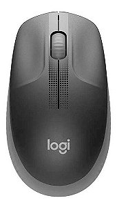 MOUSE USB SEM FIO 1000 DPi M190 CINZA LOGITECH