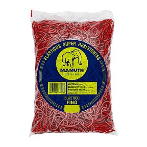 ELASTICO  300UN VERMELHO MAMUTH SUVMF250GRS