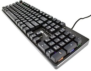 TECLADO USB GAMER MECANICO PRETO KNUP KP-2051