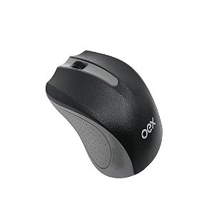 MOUSE USB SEM FIO 1200 DPI PRETO/CINZA OEX MS-404