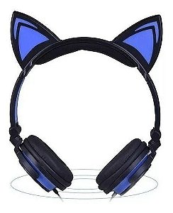 FONE GATINHO EXTRA BASS SE 6126 AZUL