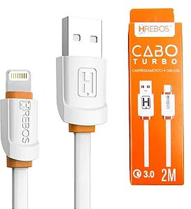 CABO USB APPLE 1 MT HREBOS HS-192
