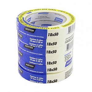 FITA CREPE 18MMX50M BRANCO NORTON REF4867