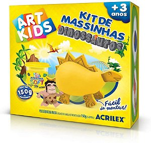 KIT DE MASSINHA DINOSSAURO 3 150G 4005100000