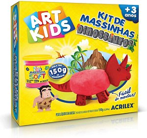 KIT DE MASSINHA DINOSSAURO 4 150G 4005200000