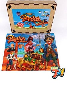 QUEBRA CABECA PIRATAS DA ALEGRIA 96 PC MDF PAPER TOY