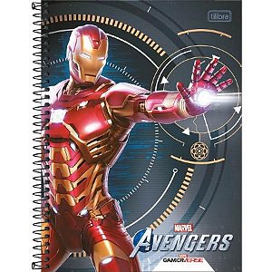 CADERNO CD UNV 10MAT AVENGERS GAME TILIBRA