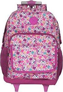 MOCHILA ESCOLAR COLLEGE FEM G COM RODA XERYUS 10.110