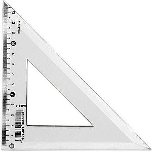 Esquadro Plastico 45 Graus Waleu