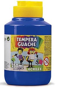 Tempera Guache 250ml Acrilex - Azul Turquesa
