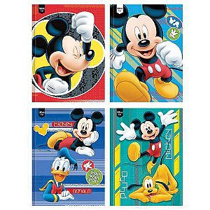 CADERNO BROCHURA CD 1/4 96F MICKEY (TILIBRA)