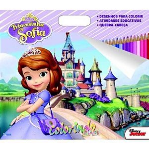 LIVRO DISNEY SUPER COLORINDO-PRINCESINHA SOFIA(BICHO ESPERTO)