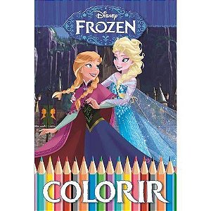 LIVRO DISNEY FROZEN-COLORIR MEDIO VOLUME 1 BICHO ESPERTO