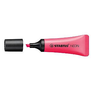 Caneta Marca Texto Stabilo Neon Rosa 72 56