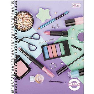 CADERNO CD UNV 16MAT PEPPER FEMININO(TILIBRA)