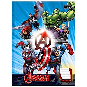 CADERNO CALIGRAFIA VERT CD BROCH 40F AVENGERS ASSEMBLE (TILIBRA)