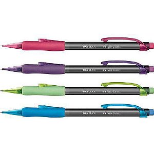 Lapiseira 0.5mm Poly Click Rosa Faber-castell