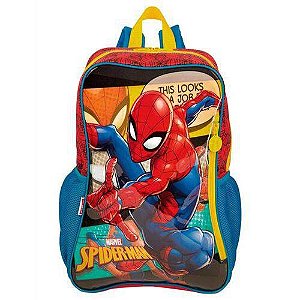 Mochila G Spiderman 19m Colorido - 065343-01