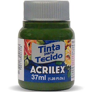 TINTA TECIDO 37ML VERDE OLIVA ACRILEX 545