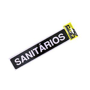 PLACA SANITARIO FEMININO PVC