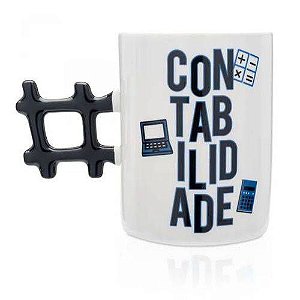 CANECA PROFISSAO HASHTAG CONTABILIDADE (LUDI)LI2325