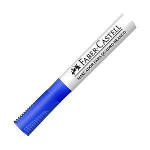 MARCADOR QUADRO BRANCO AZUL RECARREGAVEL FABER CASTELL