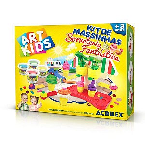 KIT DE MASSINHAS SORVETERIA FANTASTICA ACRILEX 40029