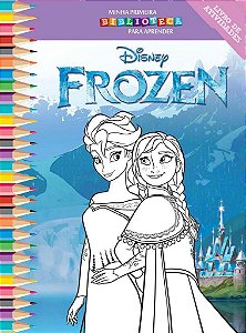 LIVRO DISNEY MINI COLORIR FROZEN BICHO ESPERTO