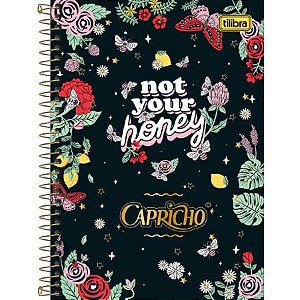 CADERNO CD ESPIRAL 1/4 80F CAPRICHO (TILIBRA)